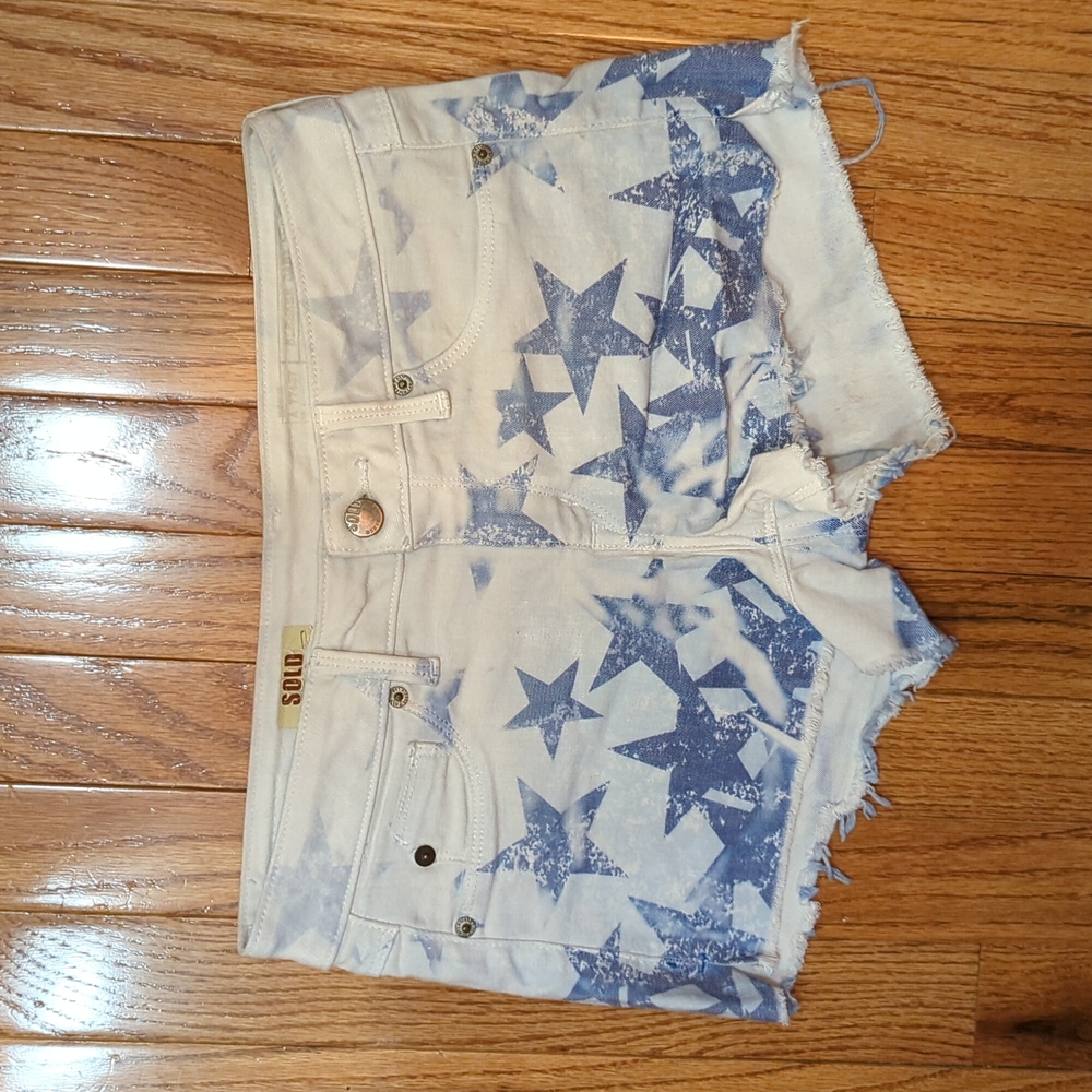 Denim shorts